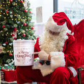 Merry Christmas Holiday Tin (with 3 bags of popcorn)